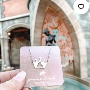 Disney Castle in Crown Necklace